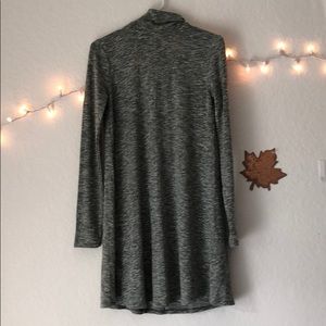 Long Sleeve gray turtle neck dress - F21